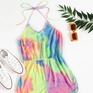Tie Dye romper Size L